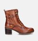 Pikolinos Llanes Bottines avec lacets en Cognac pour femmes (346184)