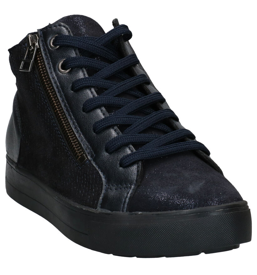 Mirel Baskets montantes en Noir en cuir (279835)