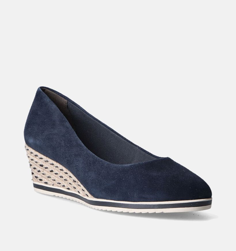 Tamaris Escarpins avec talon compensé en Bleu pour femmes (351507)