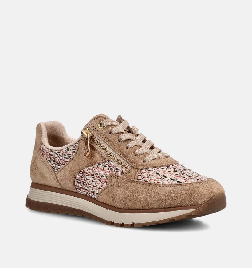 Rieker Baskets en Marron pour femmes (367726) - pour semelles orthop&eacute;diques