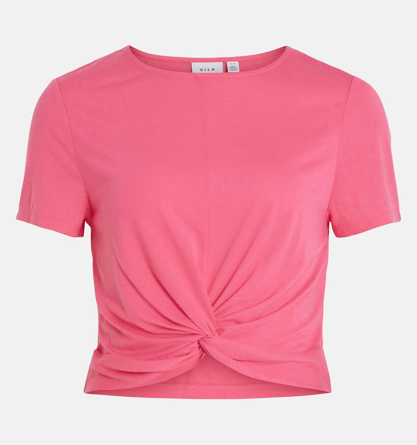 Vila Mooney Roze Cropped T-shirt voor dames (333798)