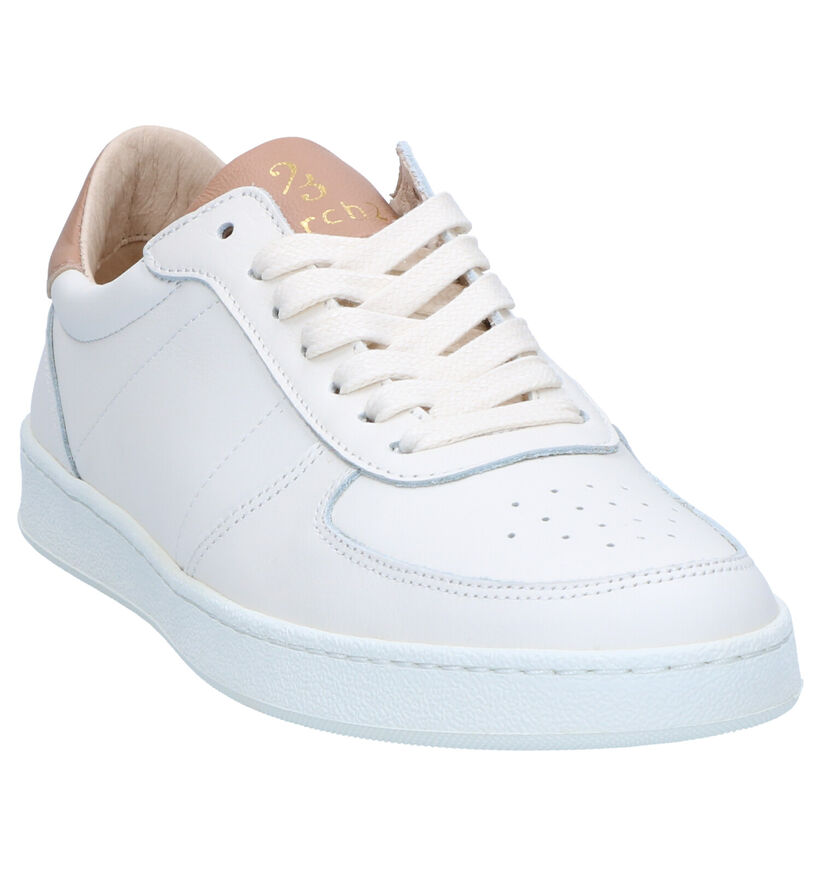 March23 Jade Witte Sneakers in leer (283267)