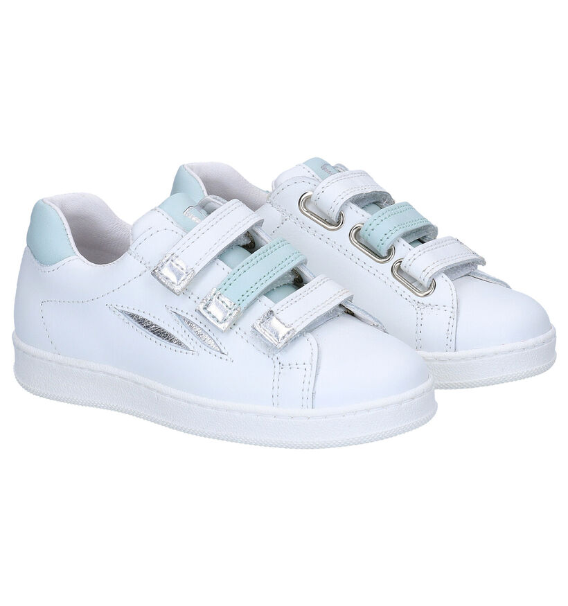 Little David Patou Chaussures à velcro en Blanc pour filles (289893) - pour semelles orthopédiques