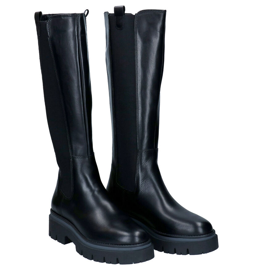 Tamaris Touch It Bottes en Noir en cuir (300107)