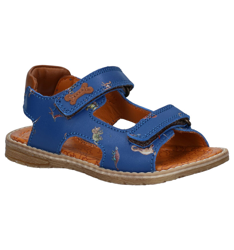 STONES and BONES Delo Blauwe Sandalen in leer (287902)