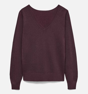 Vero Moda Truien Zwart/Bordeaux