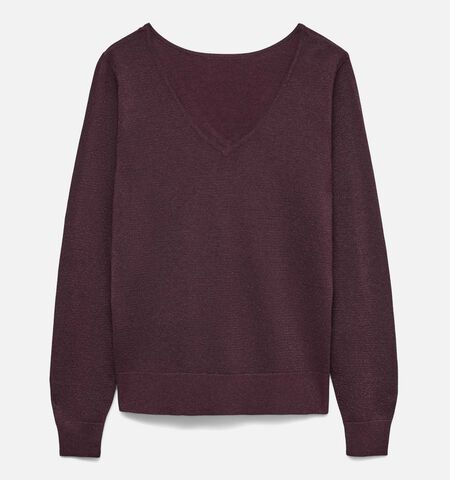 Vero Moda Truien Zwart/Bordeaux