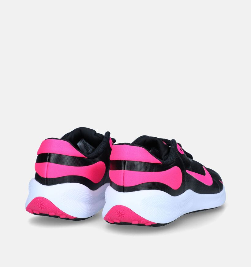 Nike Revolution 7 GS Zwarte Sneakers voor meisjes (332196)