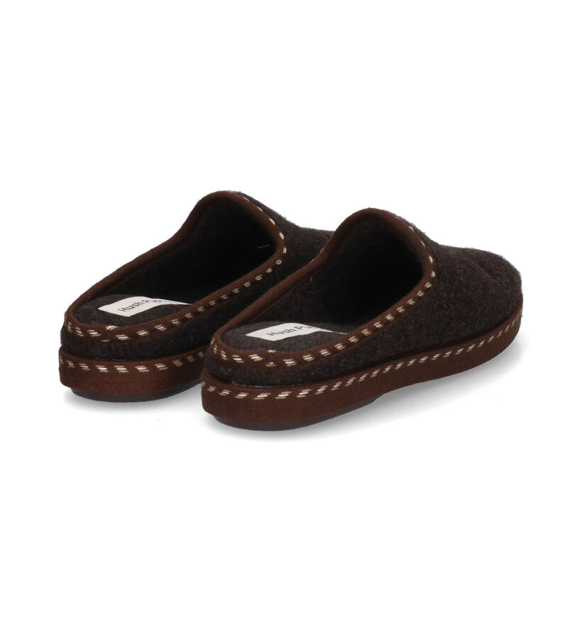 Hush Puppies Deux Pantoufles en Brun pour hommes (346544)