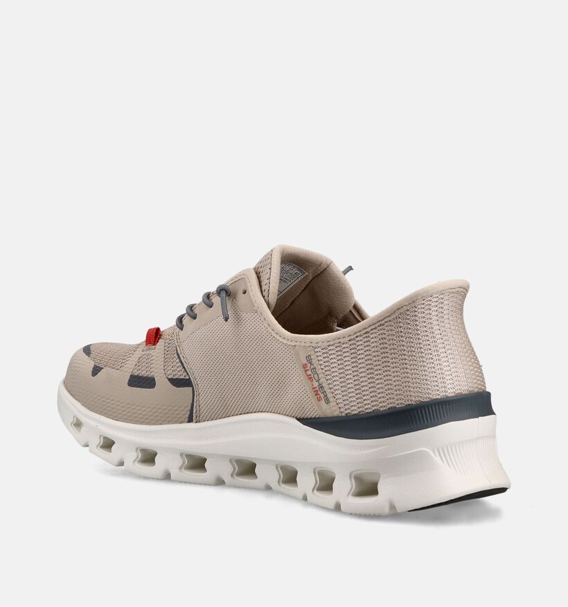 Skechers Glide-Step Pro Taupe Slip-in Sneakers voor heren (371081)