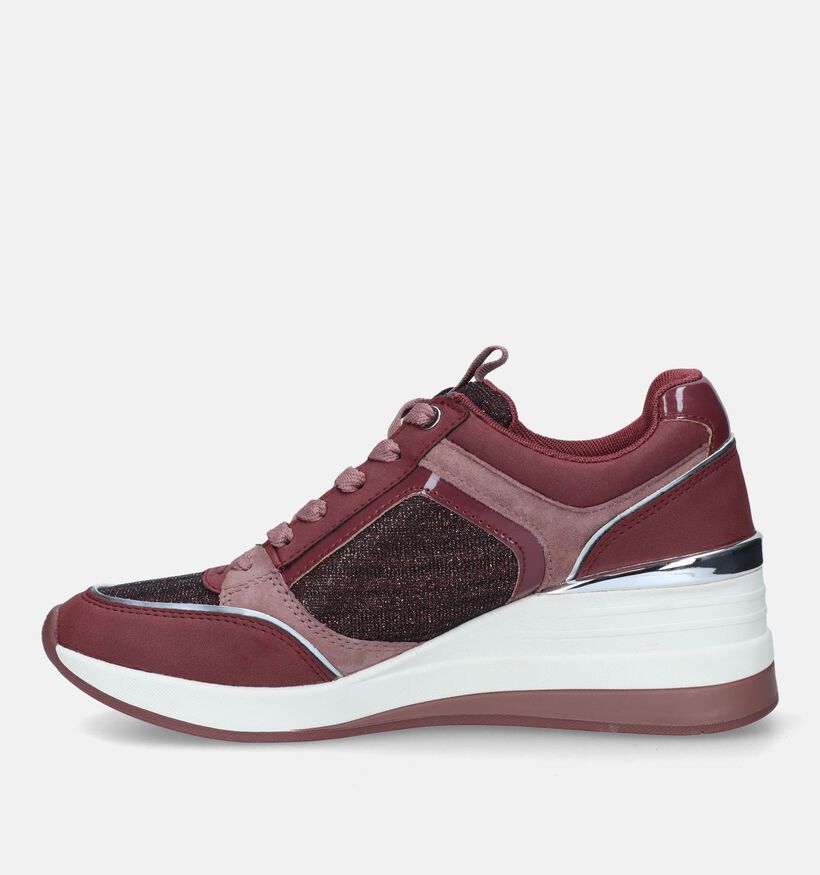 Tamaris Grijze Sneakers met sleehak voor dames (344627) - geschikt voor steunzolen