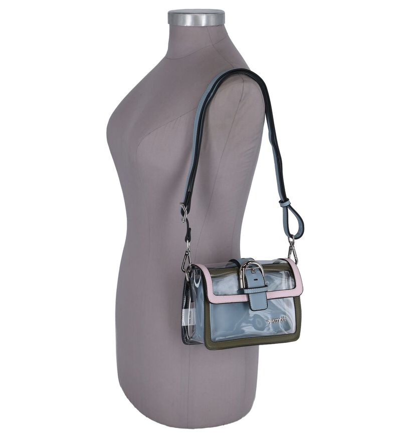 Blauwe Crossbody Tas Pepe Moll in kunstleer (250456)