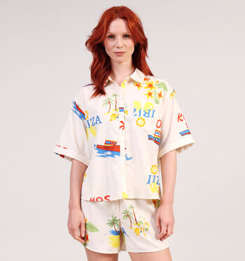 Pieces Blouses Beige