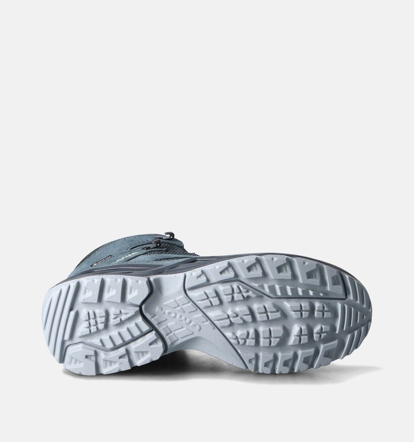 LOWA Sirkos EVO GTX Mid Chaussures de randonnée en Bleu pour femmes (355802) - pour semelles orthopédiques
