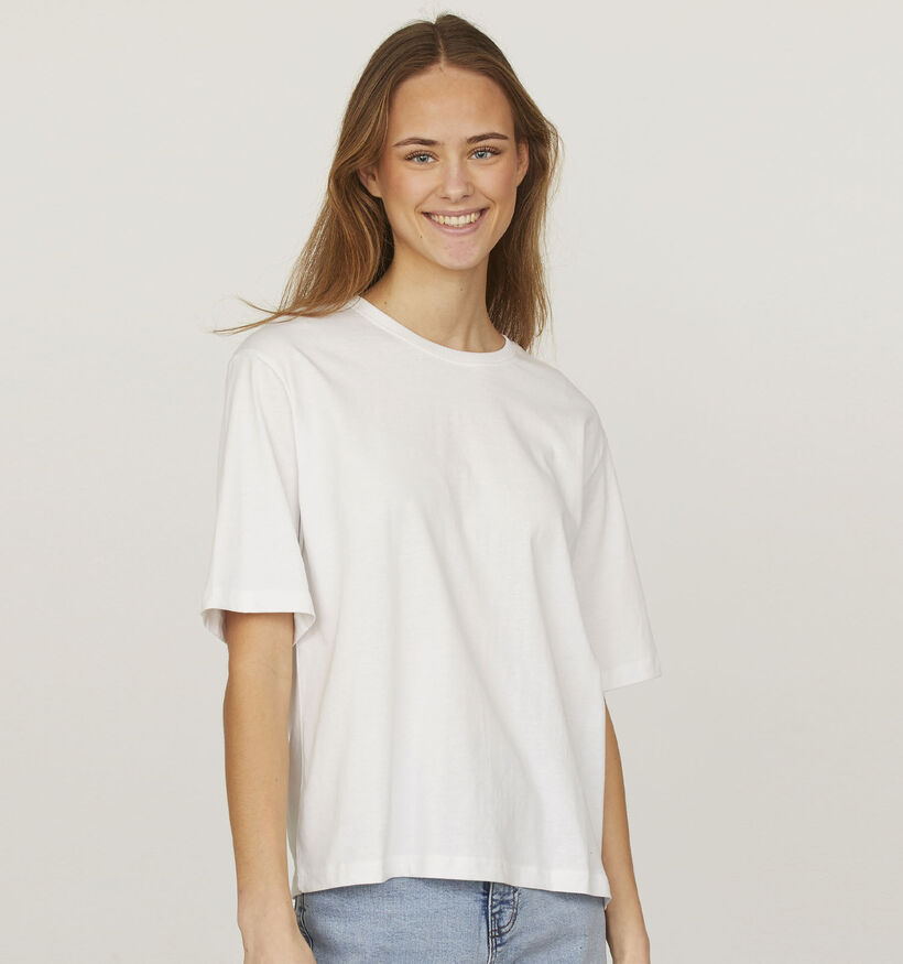 Sisters Point Heda Witte T-shirt voor dames (384458)