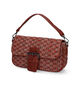 Via Limone Zwarte Crossbody Tas in stof (326014)