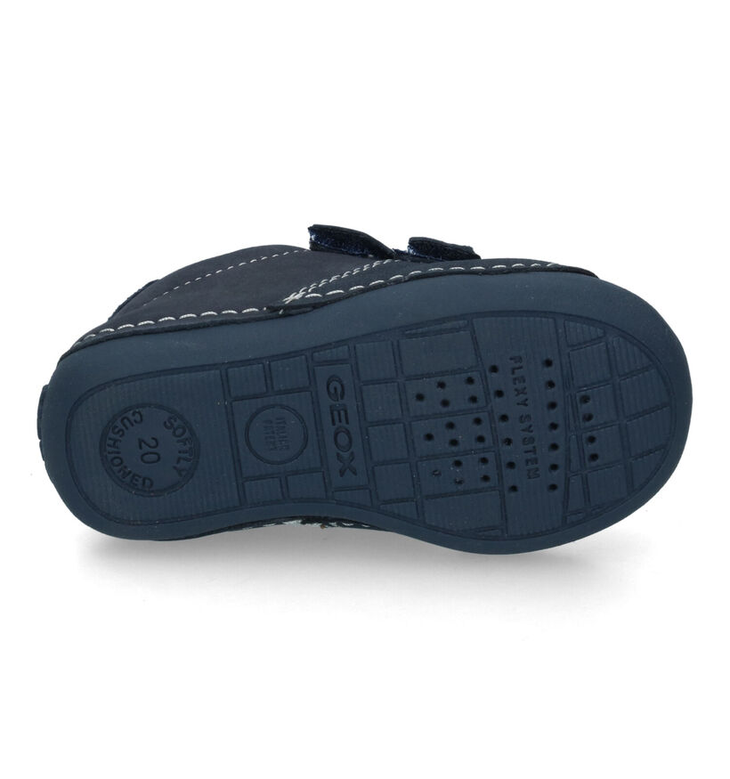 Geox Tutim Chaussures pour bébé en Bleu en nubuck (317575)