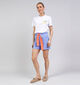 Pieces Chilli Summer String Shorts Blauwe/Oranje Short voor dames (367042)