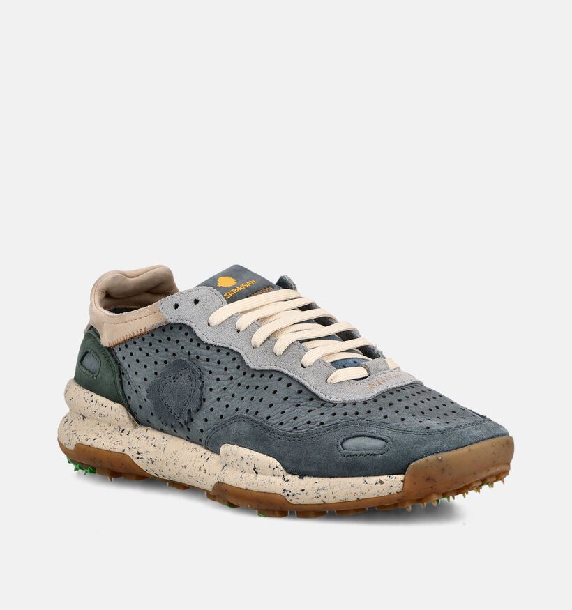 Satorisan Chacrona Laser Blauwe Sneakers voor heren (369907) - geschikt voor steunzolen