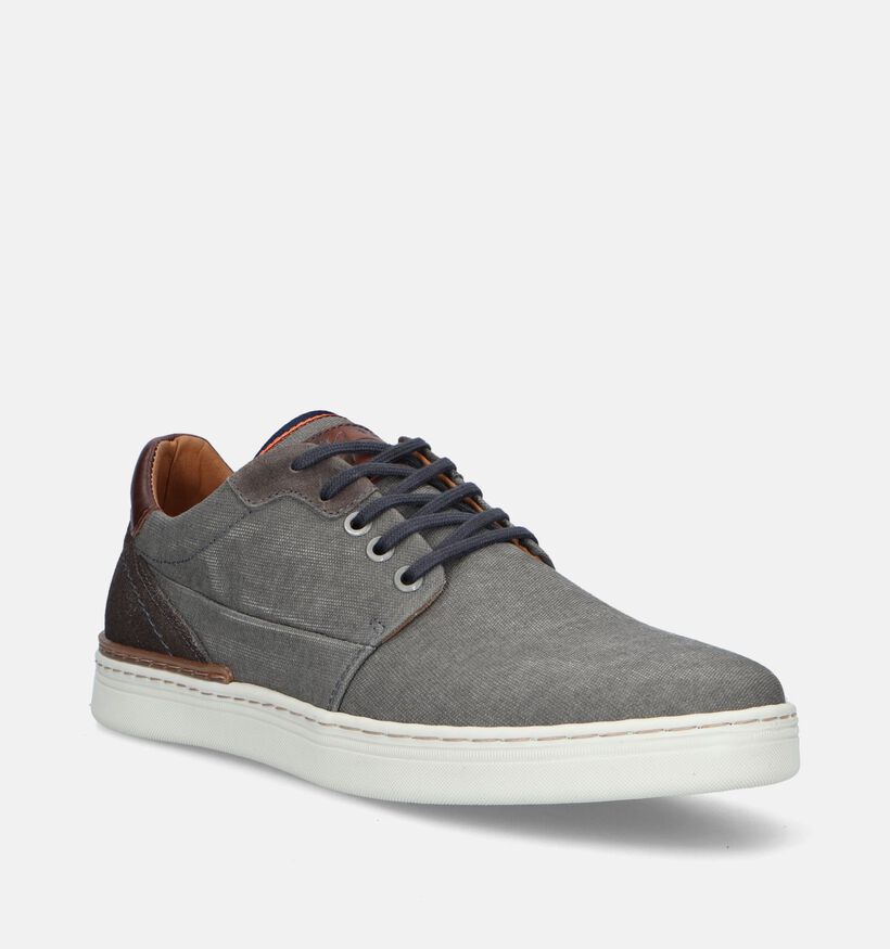 Bullboxer Chaussures à lacets en Gris pour hommes (336661) - pour semelles orthopédiques