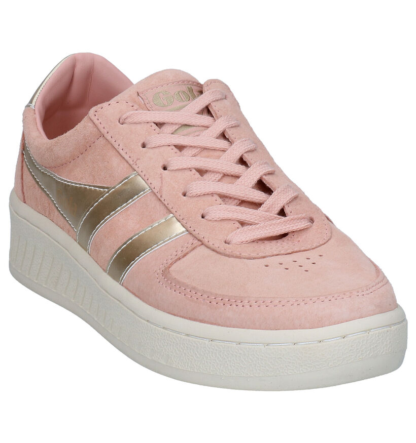 Gola Grandslam Pearl Baskets en Rose en nubuck (289183)