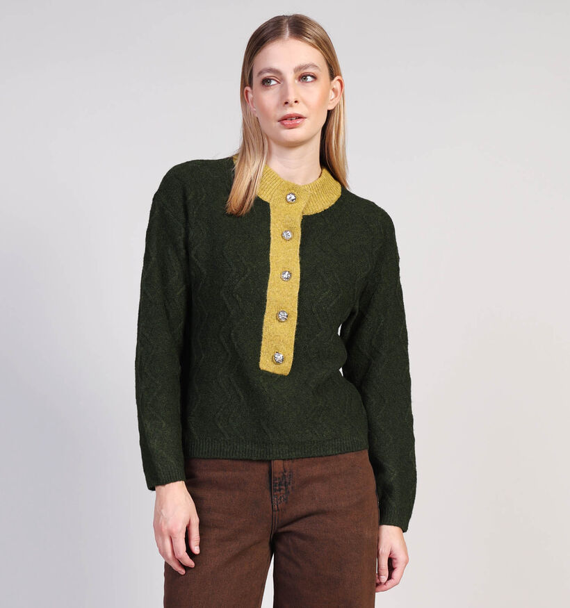 Vero Moda Chino Pull en Vert Vero Moda Chino Pull en Vert pour femmes (364092)