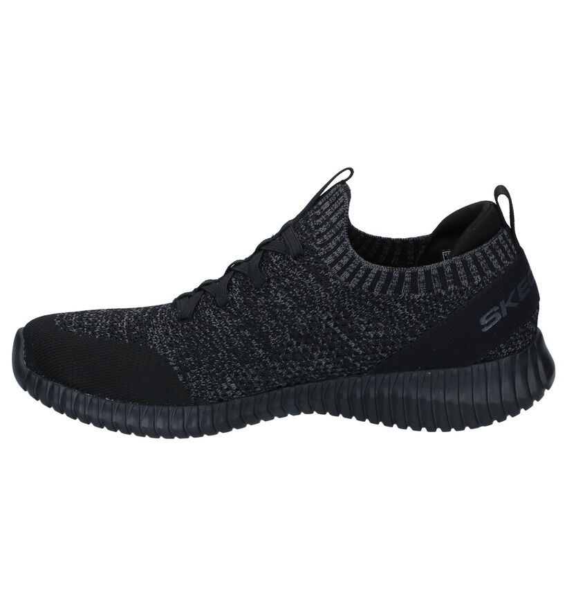 Skechers Elite Flex Baskets en Noir en textile (287105)