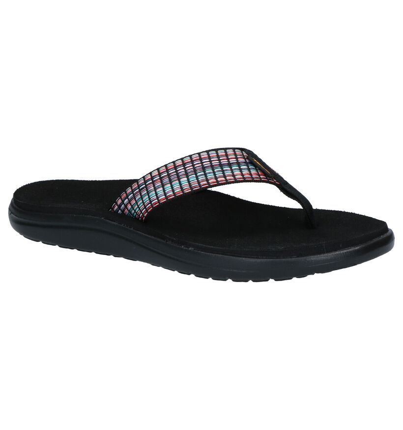 Teva Voya Flip Tongs en Noir en textile (289247)