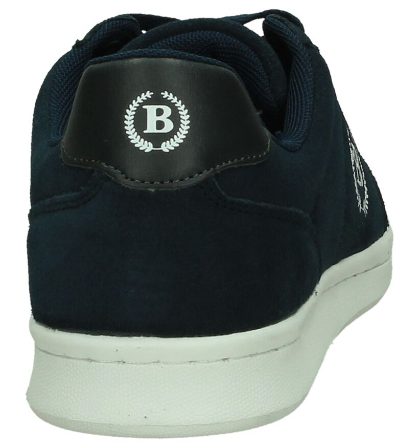 Blauwe Casual Schoenen Borgo Sport in nubuck (200734)