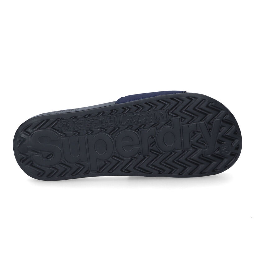 Superdry Sorrento Blauwe Badslippers voor heren (318922)