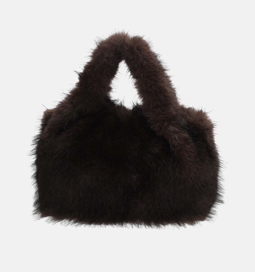 Charm London Antarctica Fluffy Handtas Donkerbruin voor dames (380953)