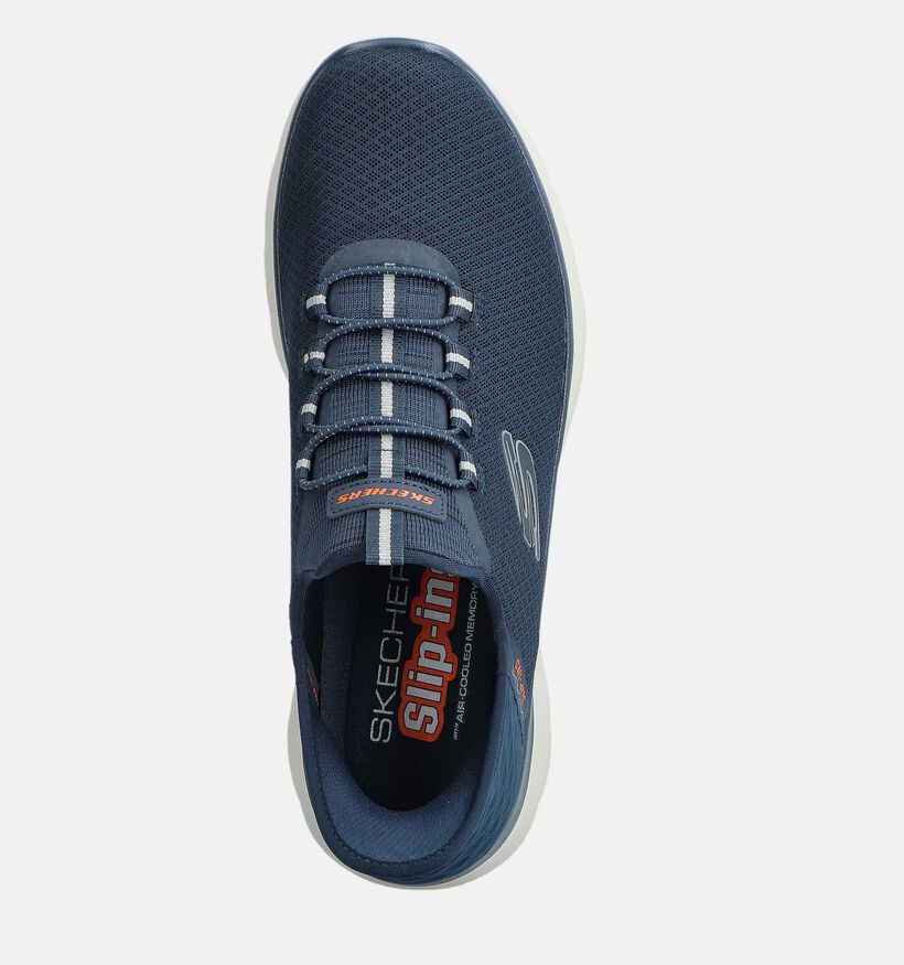 Skechers Summits High Range Blauwe Slip-in Sneakers voor heren (367483) - geschikt voor steunzolen