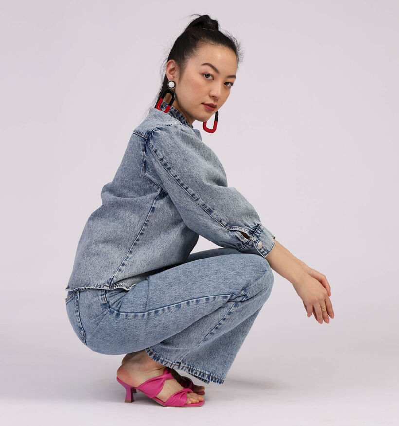 Vila Delis Blauw Jeanshemd (314743)