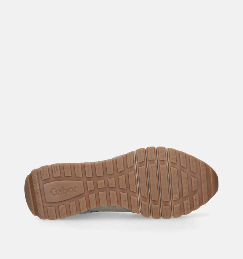 Gabor OptiFit Beige Sneakers voor dames (336149) - geschikt voor steunzolen