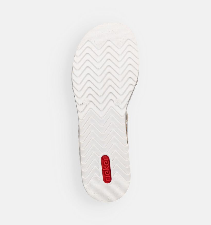 Rieker Nu-pieds en Blanc pour femmes (370383)