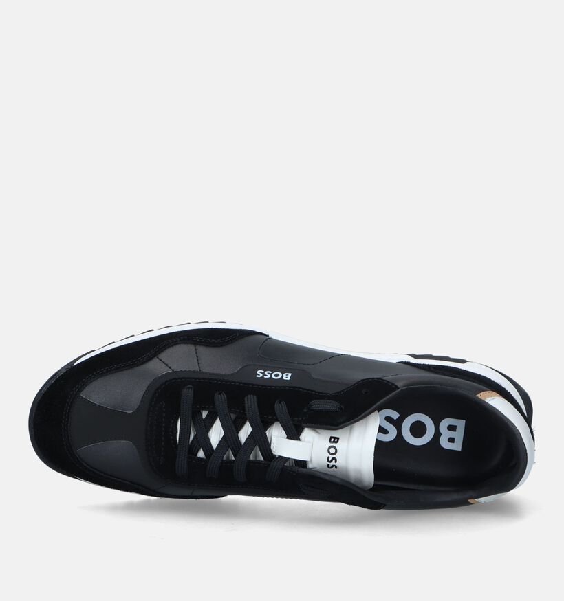 Boss Zayn Low Chaussures à lacets en Noir pour hommes (330897) - pour semelles orthopédiques