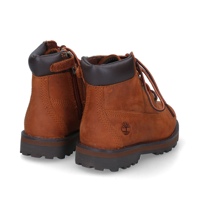 Timberland Courma Kid 6 inch Bottines en Marron pour filles, garçons (329077) - pour semelles orthopédiques