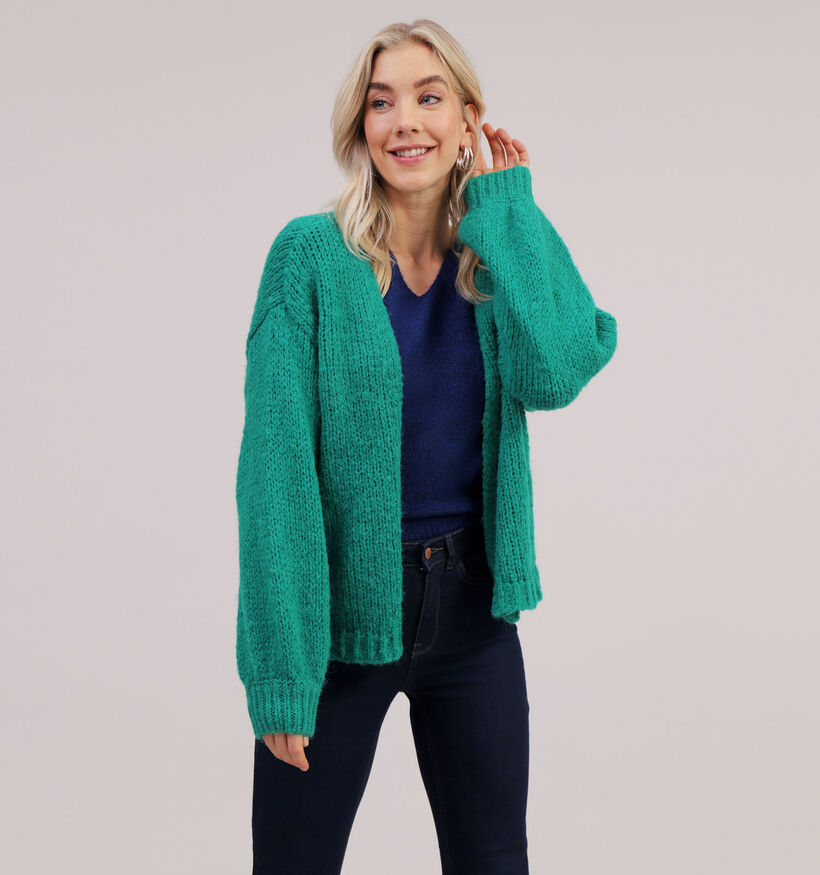 Vero Moda Maybe Groene Cardigan voor dames (328750)
