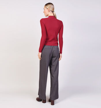 The Korner T-shirts Taupe/Rood