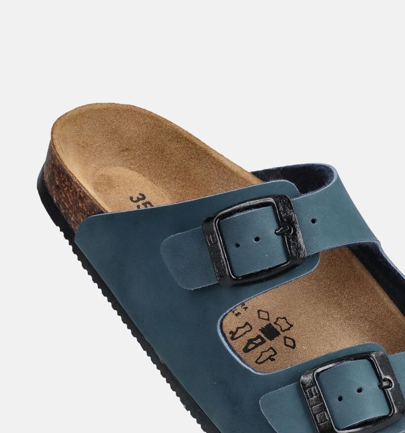 Biomodex Nu-pieds en Bleu fonc&eacute; pour filles, gar&ccedil;ons (373065)