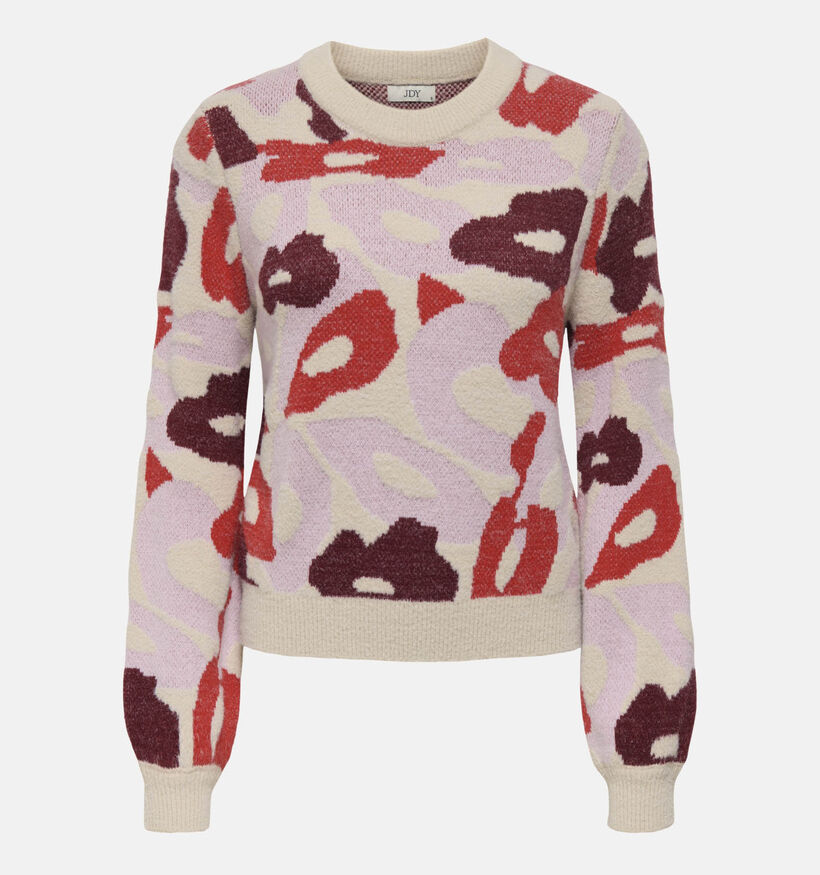 JDY Lorraine Flower Roze Trui voor dames (359857)