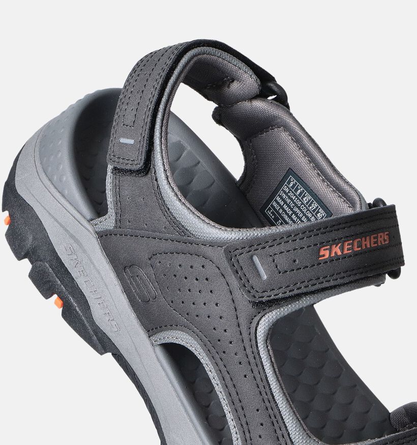 Skechers Tresmen Garo Sandales en Noir pour hommes (354766)