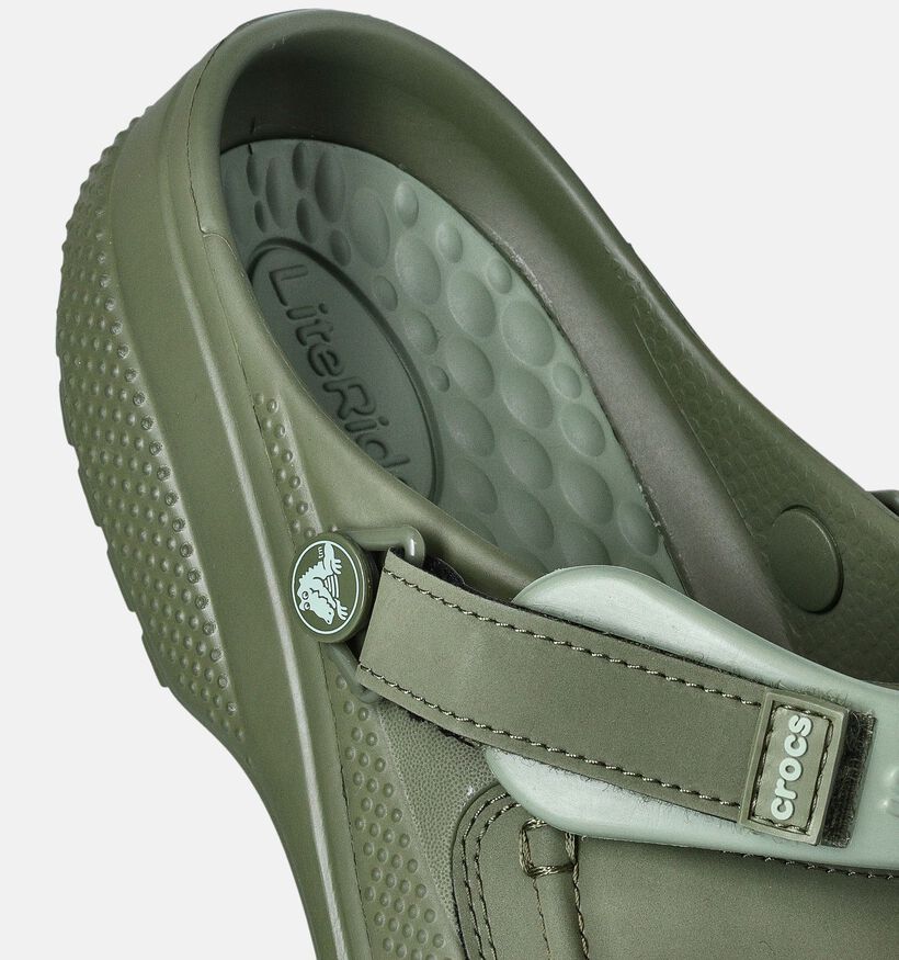 Crocs Tukon Vista II Lr Clog Classic Nu-pieds casual en Vert kaki pour hommes (354144)