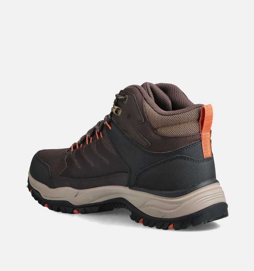 Skechers Wandelschoenen Bruin voor heren (362176) - geschikt voor steunzolen