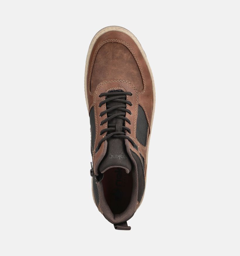 Rieker Antistress Bruine Sneakers met Veter en Rits voor heren (376531)