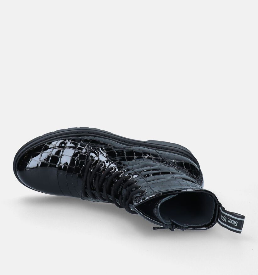 NeroGiardini Zwarte Veterboots voor dames (329892)