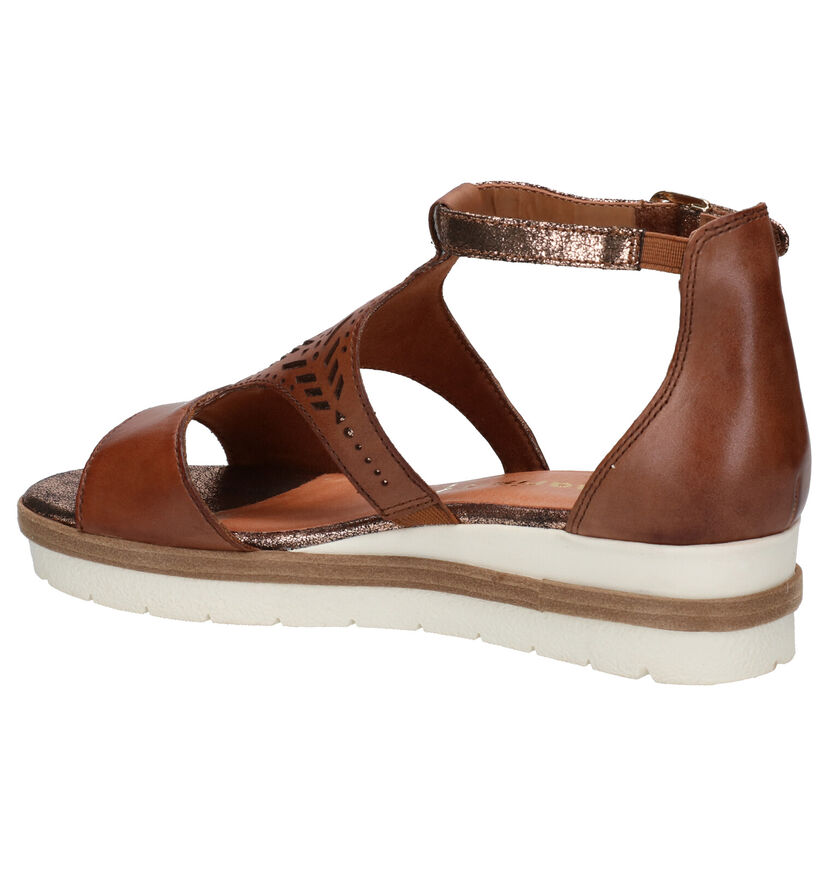 Tamaris TOUCH it Sandales en Cognac en cuir (269748)