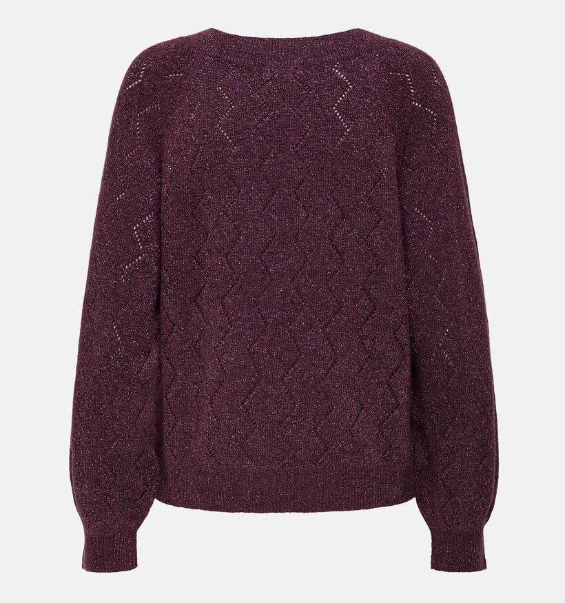 JDY Aspen Life Bordeaux Pull voor dames (365267)