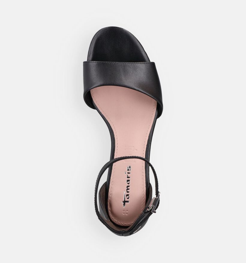 Tamaris Sandales &agrave; talons en Noir pour femmes (371760)