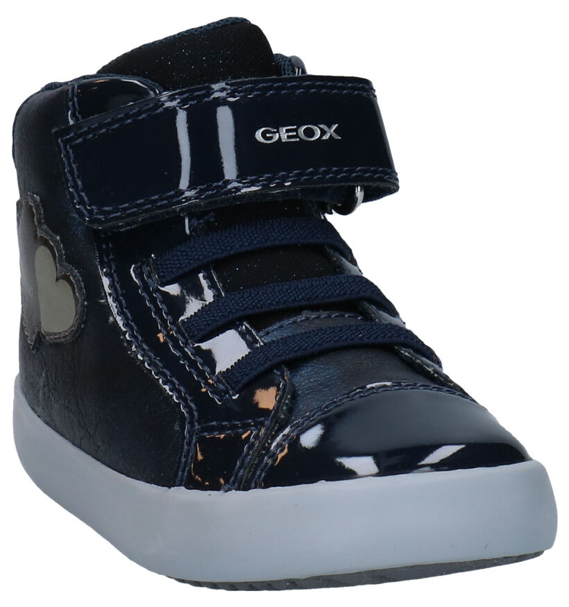 Geox Blauwe Velcroschoenen in kunstleer (277239)